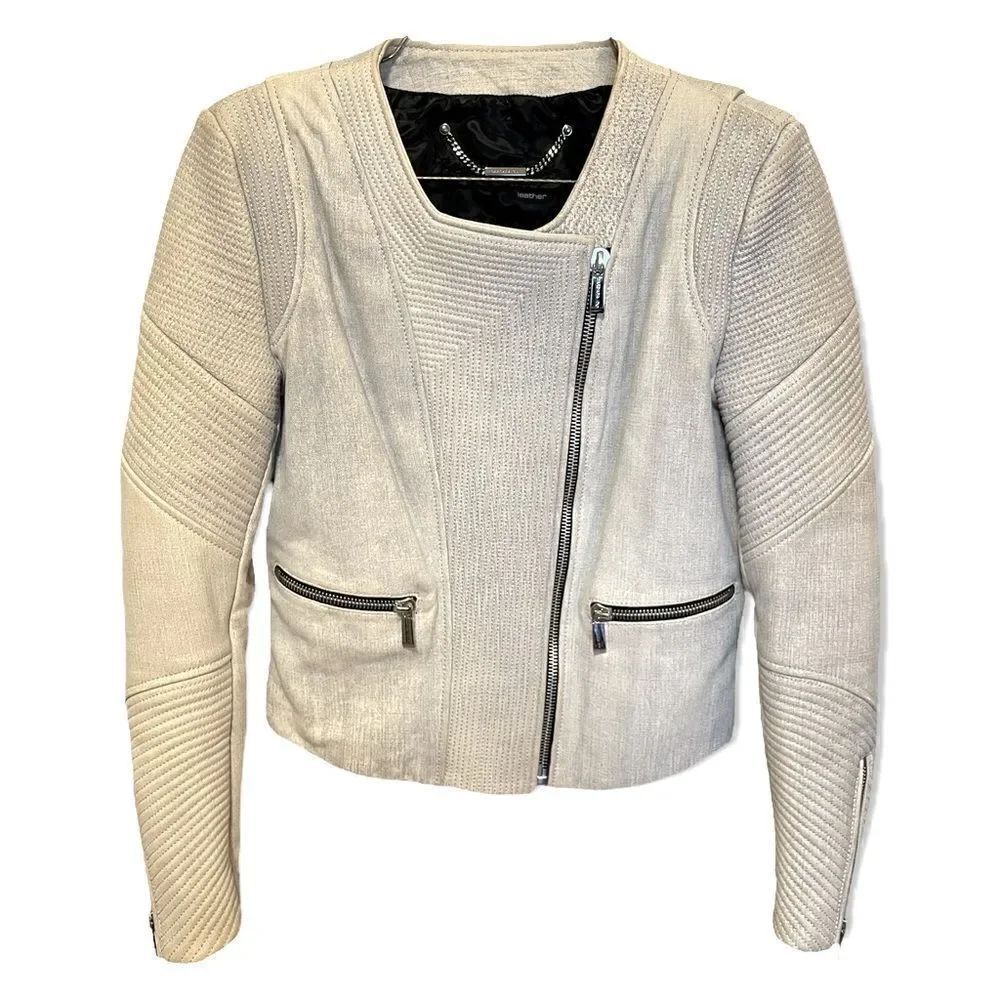 Barbara Bui Leather MOTO-Jacket - Picture 10 of 13